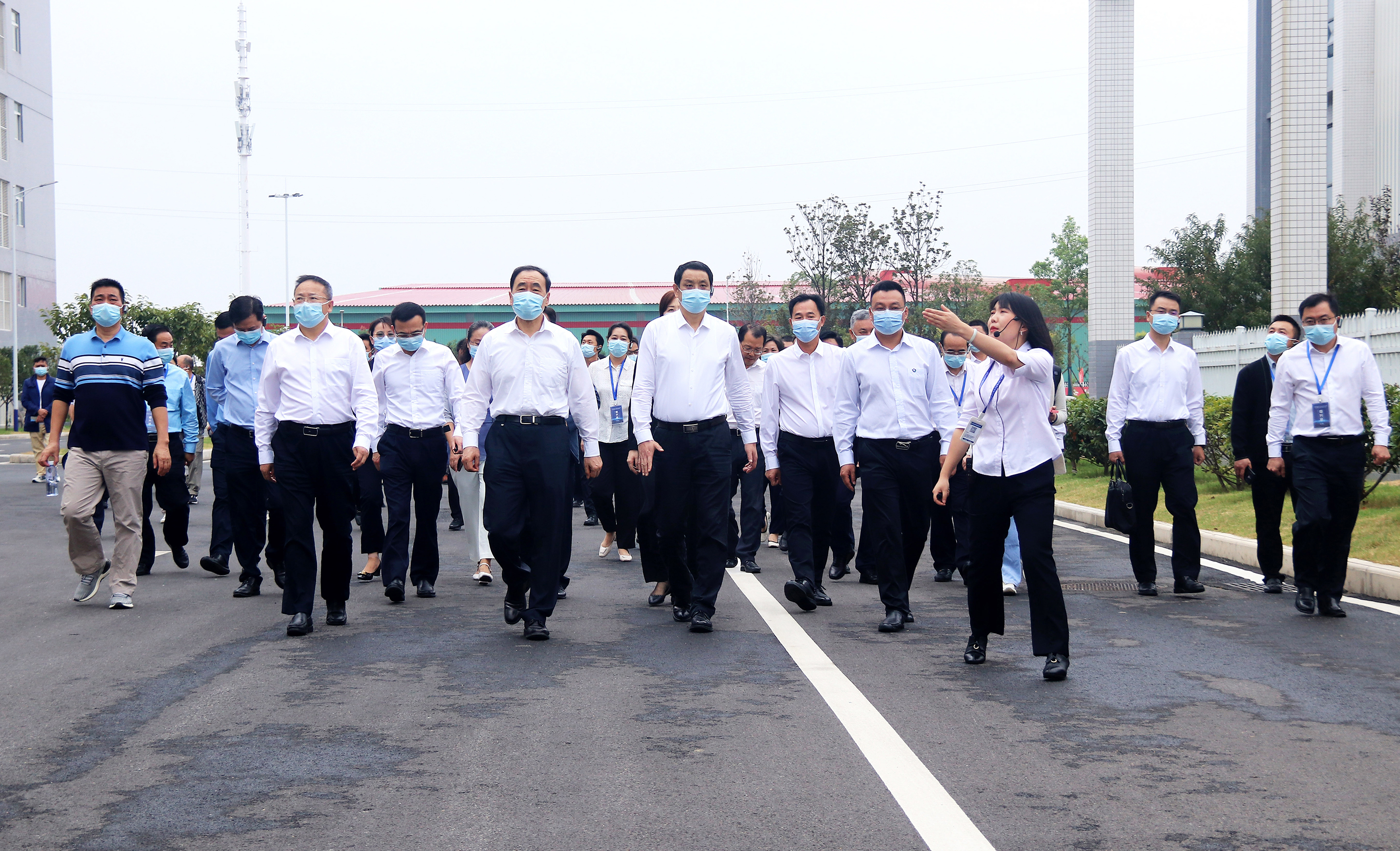 湖北省副省长赵海山带队调研英国上市公司365（华中）表面处理循环经济产业园